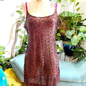 Free People Sequin Slipdress Large